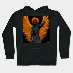 Black Angel Male Hoodie